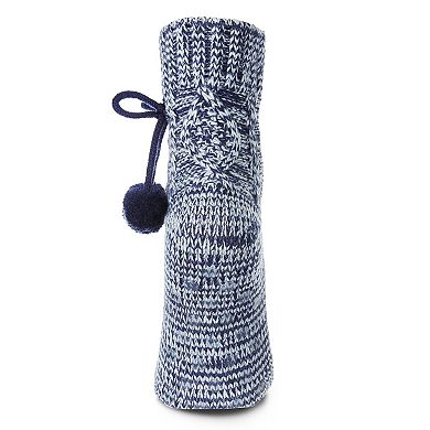 Textu Pom Ankle Length Thick Knit Lounge Socks