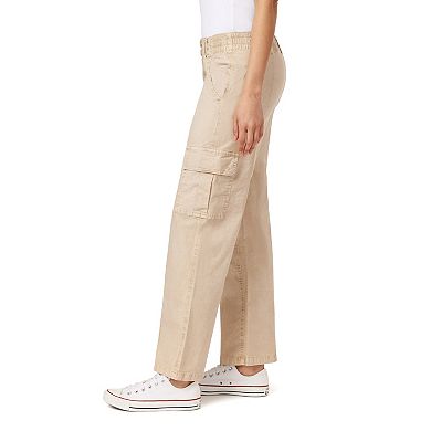 Juniors' Wallflower Insta Stretch Feisty Curvy Low Rise Cargo Pants