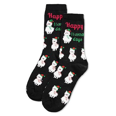 Happy Llama Days Novelty Socks