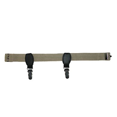 CTM Elastic 1 Inch Double Clip Sock Garters
