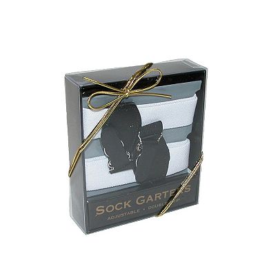 Elastic 1 Inch Double Clip Sock Keepers