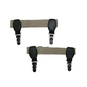 Elastic 1 Inch Double Clip Sock Keepers