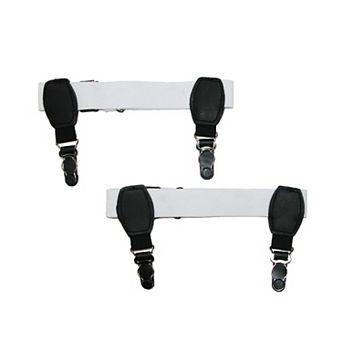 Elastic 1 Inch Double Clip Sock Keepers