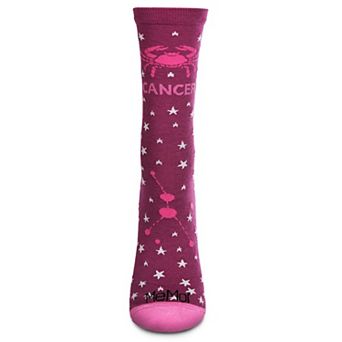 Cancer Zodiac Sign Crew Sock