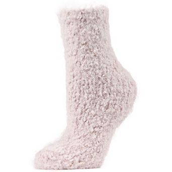 Cozy Metallic Twist Crew Socks