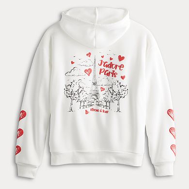 Harper Embroidered Hoodie in Ice Water main image 1