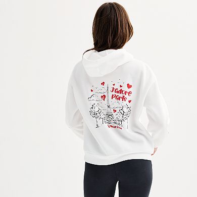Harper Embroidered Hoodie in Ice Water