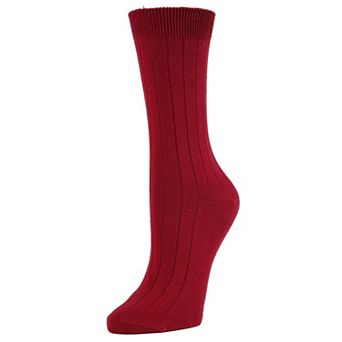 Essential Ribbed Crew Socks