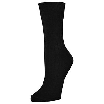 Essential Ribbed Crew Socks