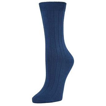 Essential Ribbed Crew Socks