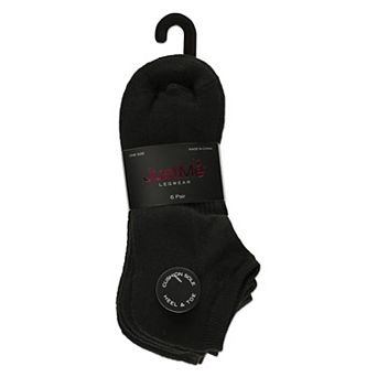 Women's 6 Pair Pack Sports Half Cushioned Low Cut Socks