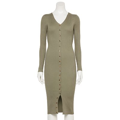 Kohl's sweater dress juniors clearance