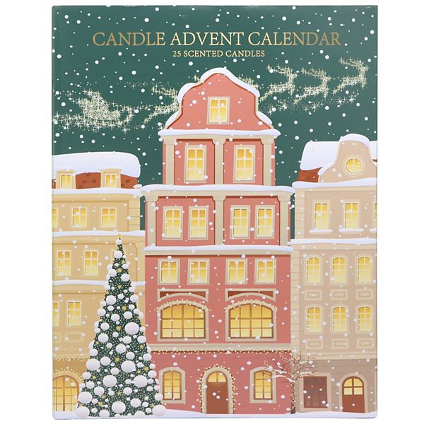 Holiday Advent Calendar Candle Set - Mutli