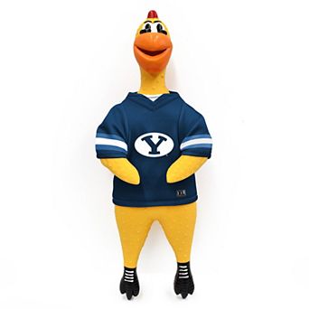 NCAA BYU Cougars Team Rubber Chicken Pet Toy