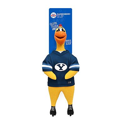 NCAA BYU Cougars Team Rubber Chicken Pet Toy