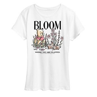 Disney's Minnie Mouse Women's Bloom Where You Are Planted Graphic Tee