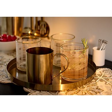 Gold Finish Metal Mule Mug