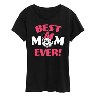 Disney's Minnie Mouse Women's Best Mom Graphic Tee