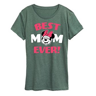 Disney's Minnie Mouse Women's Best Mom Graphic Tee
