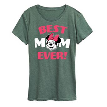 Disney's Minnie Mouse Women's Best Mom Graphic Tee