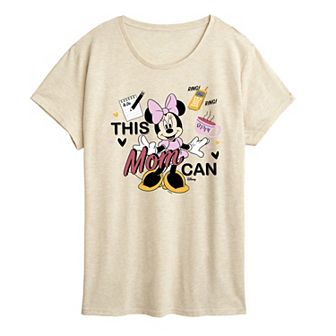 Disney's Minnie Mouse Women's This Mom Can Graphic Tee