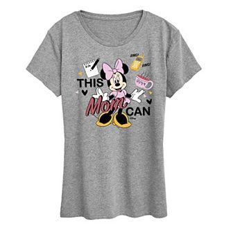 Disney's Minnie Mouse Women's This Mom Can Graphic Tee