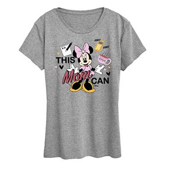 Disney's Minnie Mouse Women's This Mom Can Graphic Tee