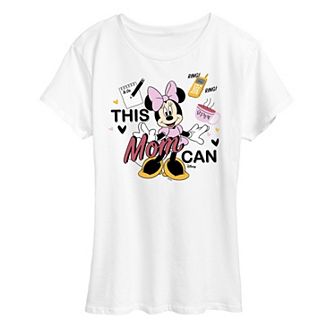 Disney's Minnie Mouse Women's This Mom Can Graphic Tee