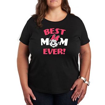 Disney's Minnie Mouse Plus Best Mom Graphic Tee