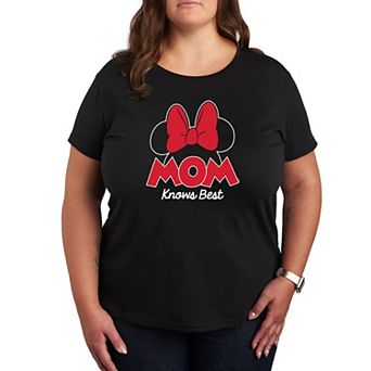 Disney's Minnie Mouse Plus Mom Knows Best Graphic Tee