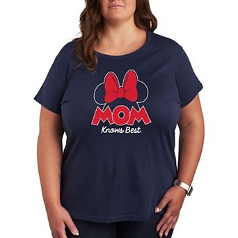Disney's Minnie Mouse Plus Mom Knows Best Graphic Tee