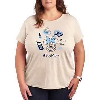 Disney's Minnie Mouse Plus Boy Mom Graphic Tee