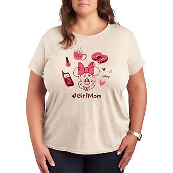 Disney's Minnie Mouse Plus Girl Mom Graphic Tee