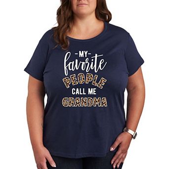 Plus Favorite People Grandma Graphic Tee