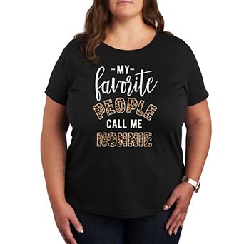 Plus Favorite People Nonnie Graphic Tee