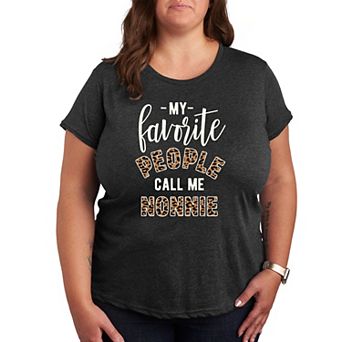 Plus Favorite People Nonnie Graphic Tee