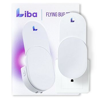 Liba Plug-in Electric Bug Zapper Wall Mounted Mosquito Trap Sticky Flying Insect Trap With 3 Refills