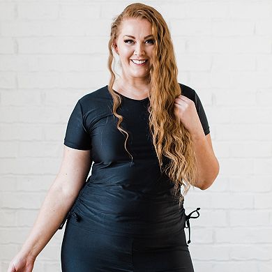 Adele Short Sleeve Women's Swim Top