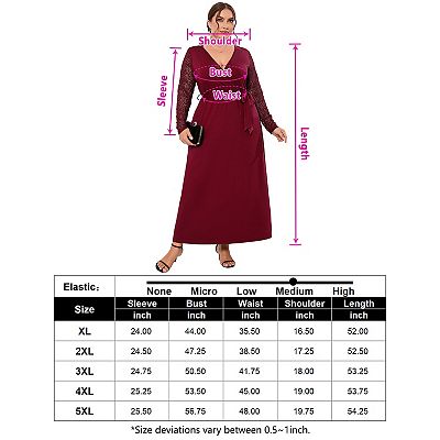 chinese dress ladies Women's Softly Spotted Polka Dot Lace Maxi Dress in White
