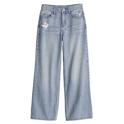 Girls 7-16 Limited Too Wide Leg Glitter Jeans