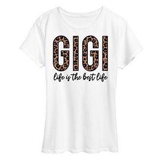 Women's Gigi Life Is The Best Life Graphic Tee