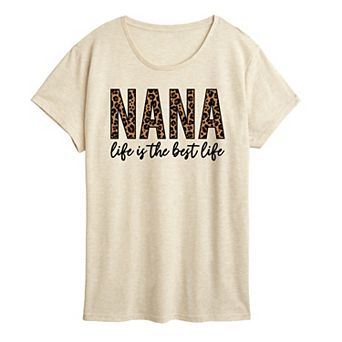 Women's Nana Life Is The Best Life Graphic Tee