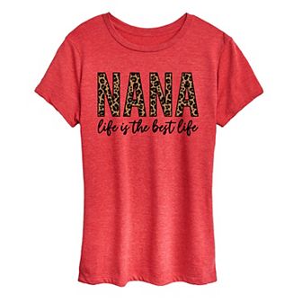 Women's Nana Life Is The Best Life Graphic Tee