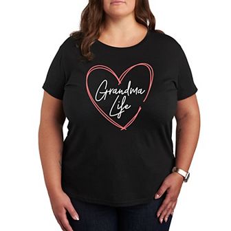 Plus Grandma Life Graphic Tee