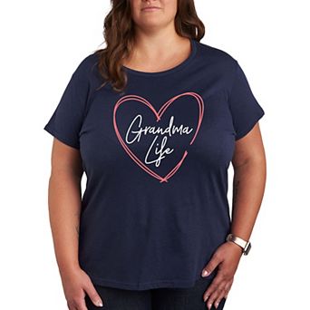 Plus Grandma Life Graphic Tee