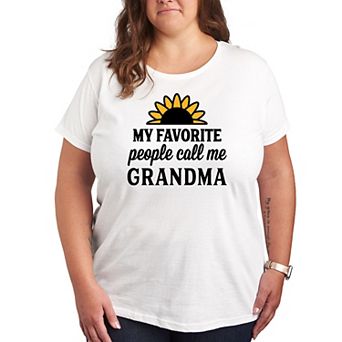 Plus Favorite People Grandma Graphic Tee