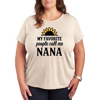 Plus Favorite People Nana Graphic Tee