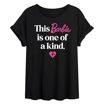 Juniors' Barbie® This Barbie Is One Of A Kind Oversized Tee