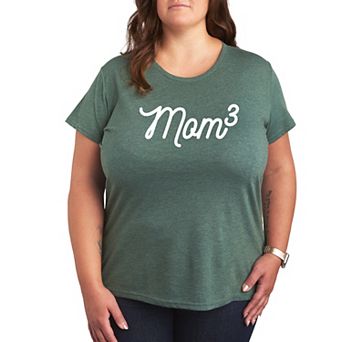 Plus Mom To The 3rd Power Graphic Tee