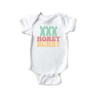 Honey Bunny Bunny Tails Baby Bodysuit